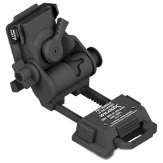 Кріплення (кронштейн) алюмінієве на шолом для ПНБ Wilcox L4 G24 Чорний (Black)