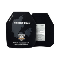 Комплект бронепластин защиты PROTECTION GROUP DENMARK STRIKE FACE S-LW-Multi-NIJ3-ICW Черный (Black)