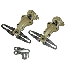 Комплект креплений из тегриса AXL для активных наушников MSA и Peltor Comtac Оливковый (Ranger Green) Комплект креплений из тегриса AXL для активных наушников MSA и Peltor Comtac Оливковый (Ranger Green)