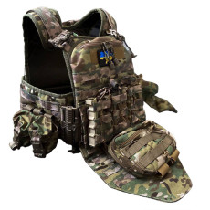 Плитоноска тактическая с быстрым сбросом Мультикам (Multicam) Плитоноска тактическая с быстрым сбросом Мультикам (Multicam)